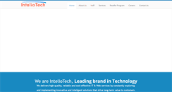 Desktop Screenshot of inteliotech.com