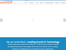 Tablet Screenshot of inteliotech.com